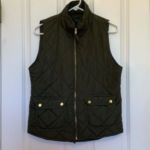 Quilted Green Vest